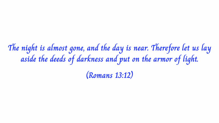 Romans 13vs12